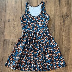 BlackMilk Roadkill Reversible Sleeveless dress, Small, made in Australia.